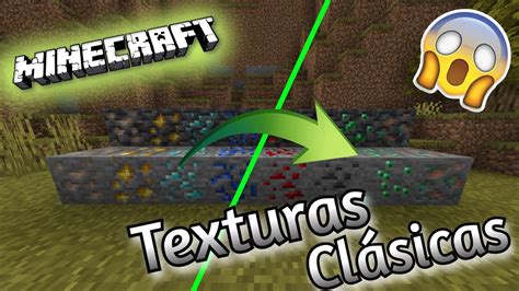 Texturas CLÁSICAS de los Minerales en Minecraft 1 17 YouTube