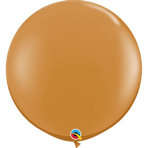 Balão 3 Pés Marrom Mocha Liso Látex Redondo 2un Qualatex Bah Balões