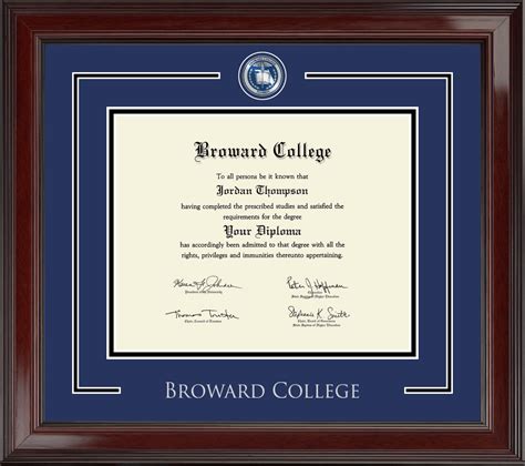 Broward College Showcase Edition Diploma Frame In Encore Item 251988