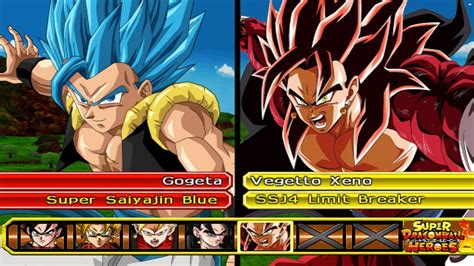 Fus Es De Dbs Vs Fus Es De Sdbh X Furioso Dragon Ball Budokai