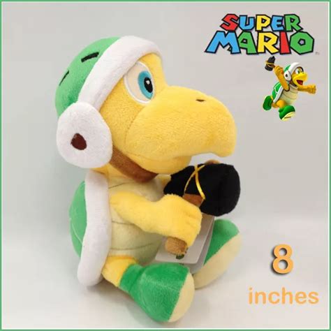 New Super Mario Bros Hammer Bro Koopa Plush Soft Toy Doll Teddy Eur