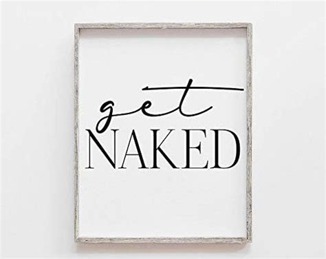 Get Naked Print Get Naked Printable Get Naked Poster Typography