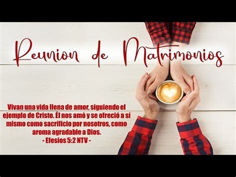 Reuni N De Matrimonios De Abril Youtube