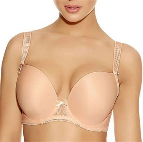 Freya Deco Vibe Underwire Molded Plunge Bra In Blush Blh Final Sale