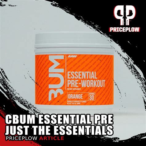 CBum Essential Pre-Workout: Just the Raw Essentials - ThaiMedFood