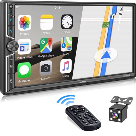 Sjoybring Double Din Car Stereo With Bluetooth Inch Full Hd