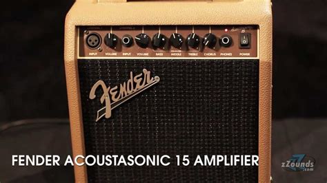 Fender Acoustasonic 15 Acoustic Guitar Amp Youtube