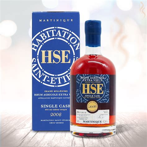 HSE Single cask 2006 Grand millésime Rhum agricole extra vieux