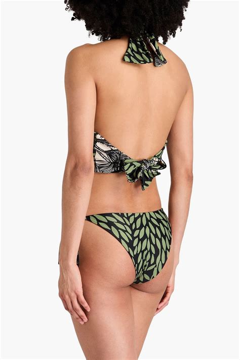 Johanna Ortiz Azabache Printed Stretch Bikini Briefs The Outnet