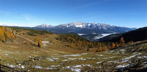 Panorama Bischofsmütze Dachstein Tennengau