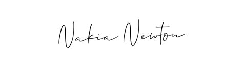 79 Nakia Newton Name Signature Style Ideas Outstanding Autograph