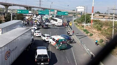 Transportistas Bloquean La México Texcoco Para Evitar La Preliberación