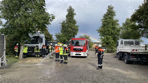 Landkreislehrgang Wald Vegetationsbrand Feuerwehr Schelldorf