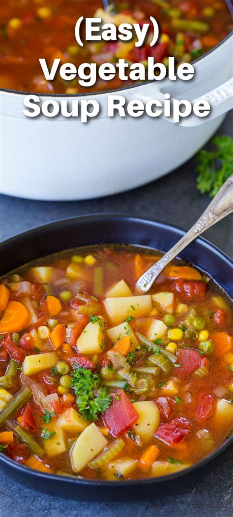 Easy Vegetable Soup Recipe Artofit