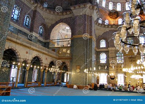 New Mosque Or Yeni Camii Istanbul Turkey Editorial Photo Image Of