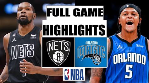 Brooklyn Nets Vs Orlando Magic Full Game Highlights Dec 12 02 2023nba Youtube