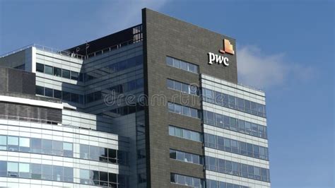 WARSAW, POLAND - SEPTEMBER 8, 2017. PricewaterhouseCoopers PwC Office ...