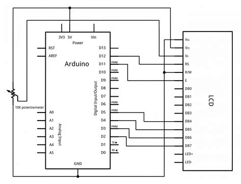 16x2 Lcd I2c Schematic