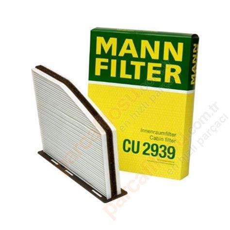 CU2939 Polen Filtresi MANN Yedek Parça Fiyatı