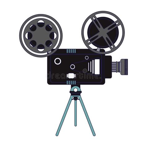 Vintage Movie Camera Stock Illustrations 8792 Vintage Movie Camera