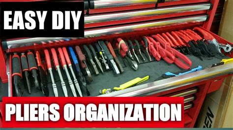 Diy Pliers Rack Tool Box Organisation Youtube