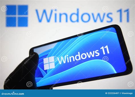 Logotipo De Windows 11 Fotografía Editorial Imagen De Muestra 222226407