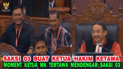 Moment Ketua Mk Ketawa Ketua Mk Menanyakan Siapa Nama Tetangganya