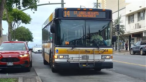 TheBus Honolulu HI Route 14 St Louis Hts Via Kapahulu Bus 054 2010