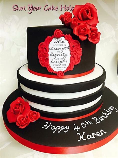 Red Passion Decorated Cake By Shut Your Cake Hole Cakesdecor