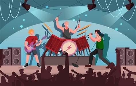 Premium Vector | Rock music Concert