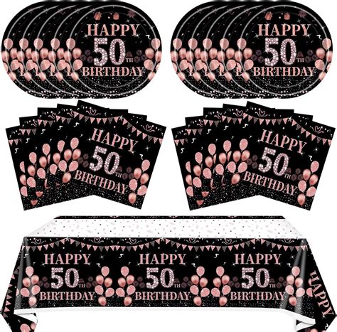 41pcs 50th Birthday Decorations Vintage 50th Party