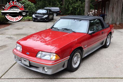 1987 Ford Gt Mustang Convertible Lost And Found Classic Car Co