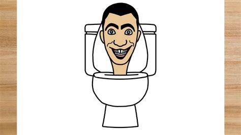 Menggambar Skibidi Toilet Cara Menggambar Skibidi Toilet Yang Mudah