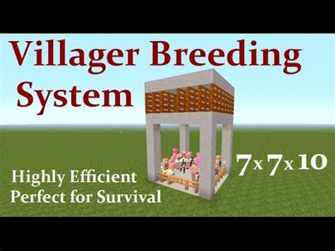 Minecraft Tutorial Villager Breeding System Broken YouTube