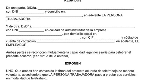 Acuerdos Y Contratos Para Teletrabajo Todo Lo Que Necesitas Saber