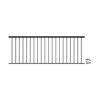 Barrette Outdoor Living VersaRail Classic 8 Ft X 36 In Matte Black