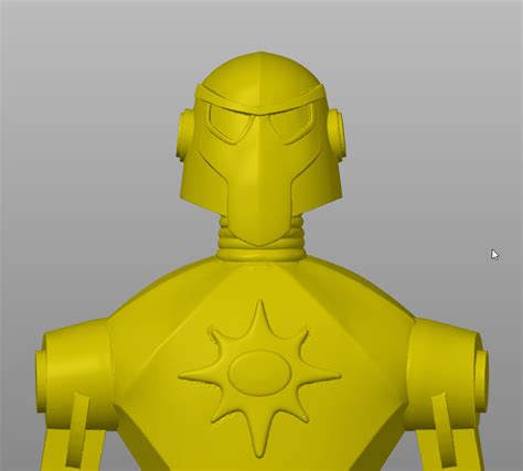Mings Metal Men Robot From Flash Gordon Cartoon Series By Mj