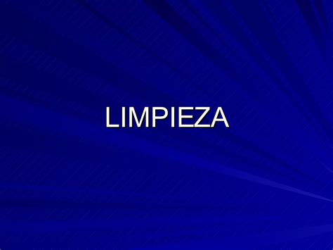 Limpieza Y Desinfecci N En Industria Alimentaria Ppt