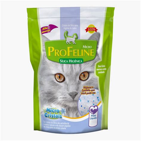 Areia Higiênica Sílica ProFeline Micro Cristais 1 4Kg Banzoo Pet Shop