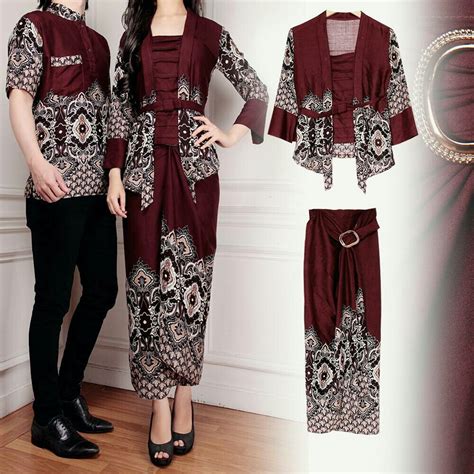 011 Cp Maulana Baju Murah Couple Batik Pasangan Modern Sarimbit Keluarga Murah Kebaya Kemeja