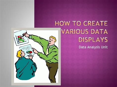 Data Analysis Unit Double bar graphs are used