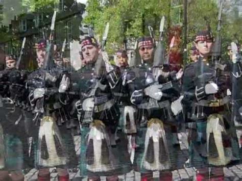 Gordon Highlanders Regiment in Aberdeen - YouTube