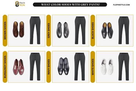 What Color Shoes With Grey Pants Outfit Ideas