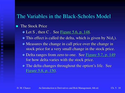 Ppt Chapter 5 Option Pricing Models The Black Scholes Model