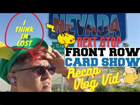 Front Row Card Show ReCap Vlog YouTube