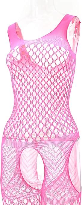 Amazon chu U chu Lingerie Collection グラマラスボディストッキング G 032 ピンク スケスケ セクシーランジェリー chu U chu チュー