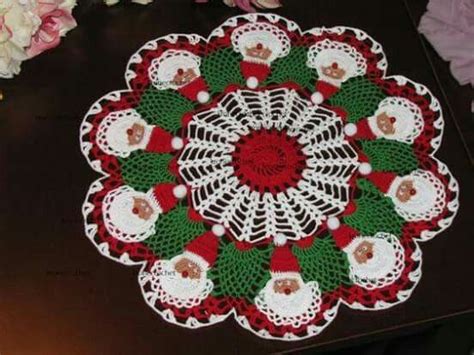 Centre De Table Noel Au Crochet Id Es