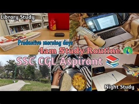 4am Study Routine Ssc Cgl Aspirants 2024 Full Day Study Vlog