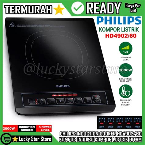 Jual Philips Induction Cooker Hd Kompor Listrik Induksi Dapur