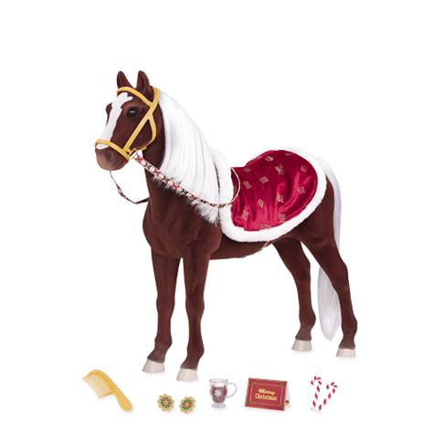 New Our Generation 20 Winter Holiday Horse For 18 Dolls Ebay